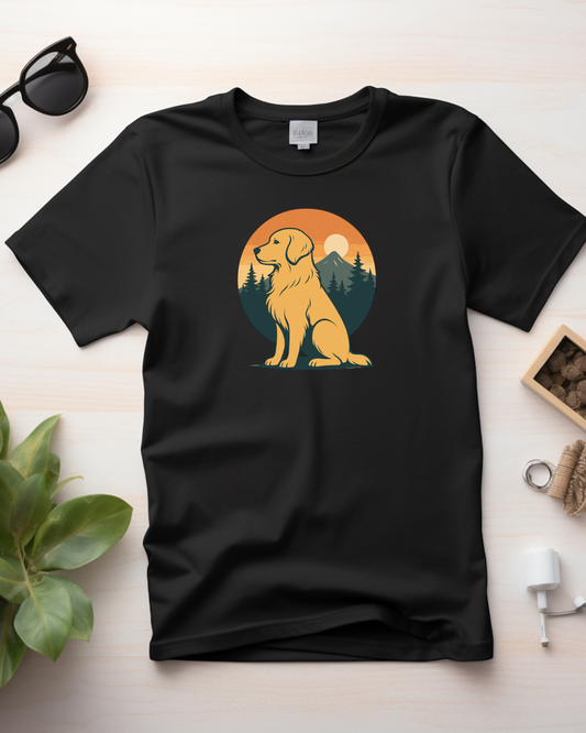 The Golden Hour Dog T-shirt (Unisex)