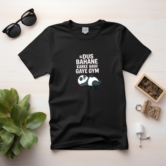 Dus Bahane Panda T-shirt (Unisex)