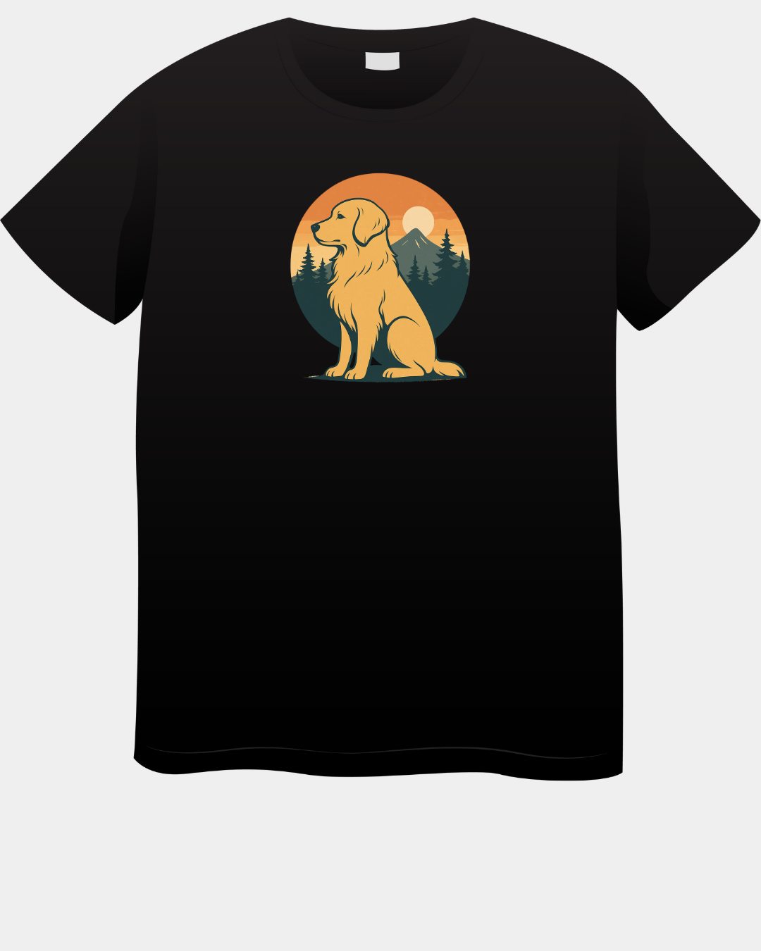 The Golden Hour Dog T-shirt (Unisex)