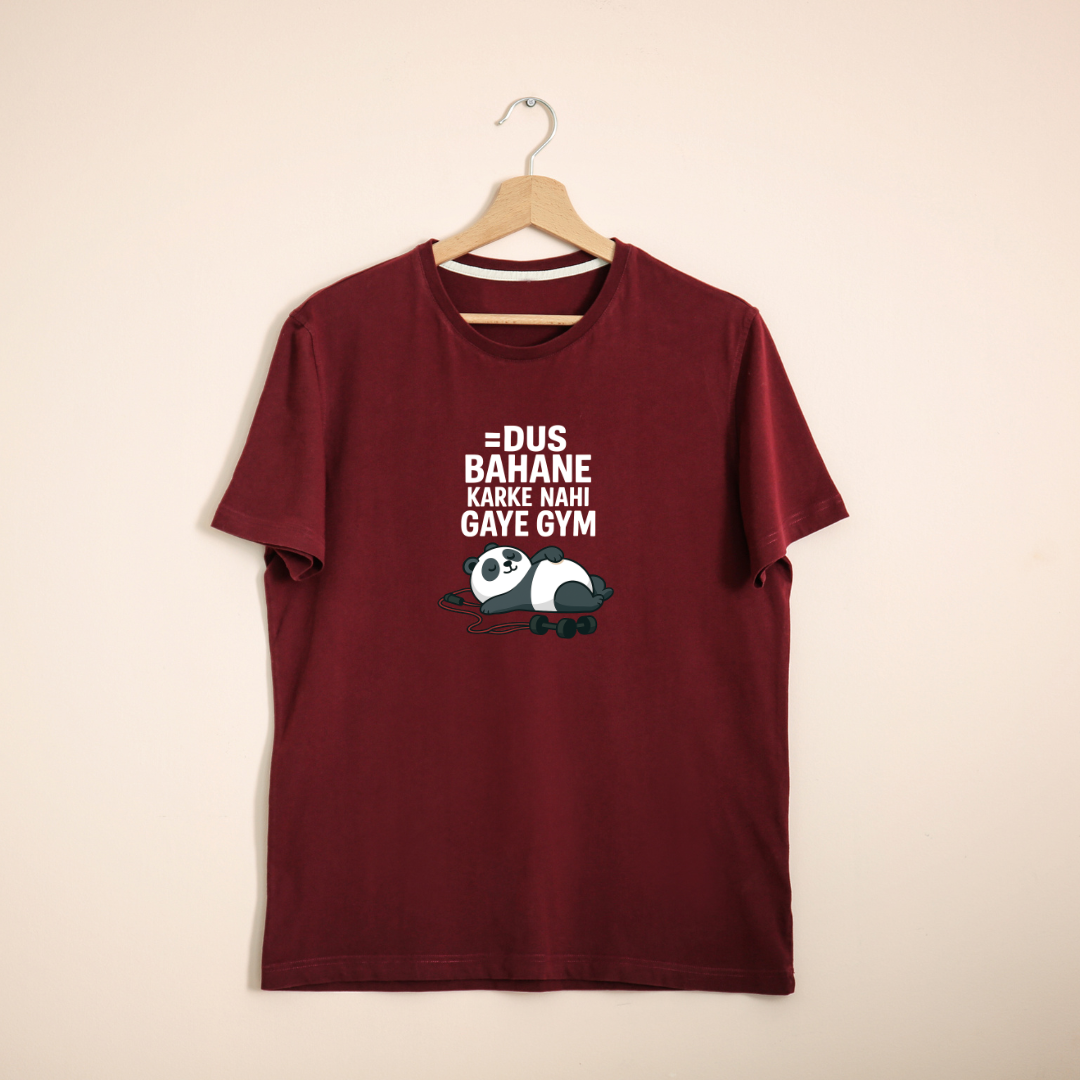 Dus Bahane Panda T-shirt (Unisex)