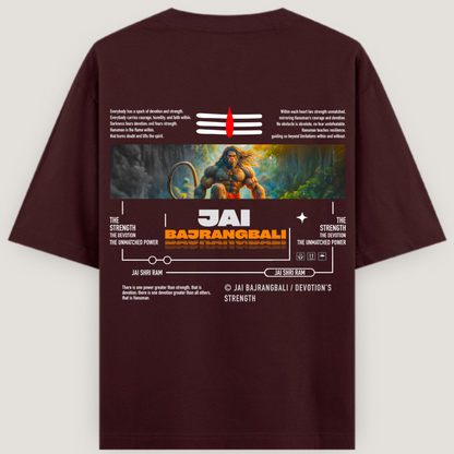Jai Bajrang Bali Unisex Oversized T-Shirt