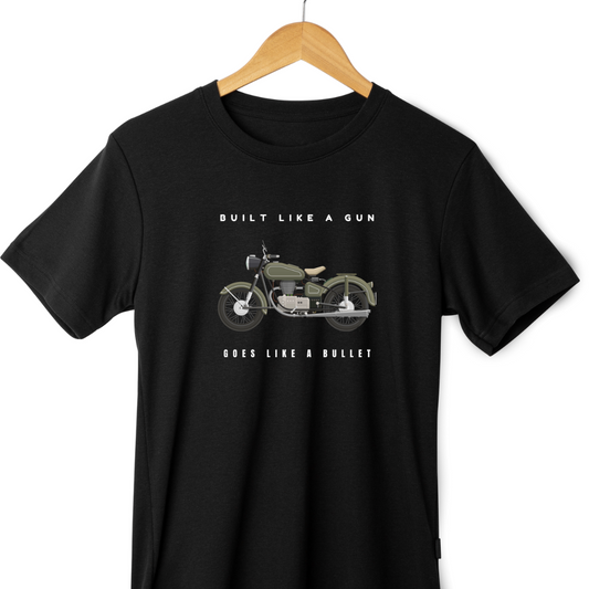 Built Like a Gun – Bullet Rider T-Shirt