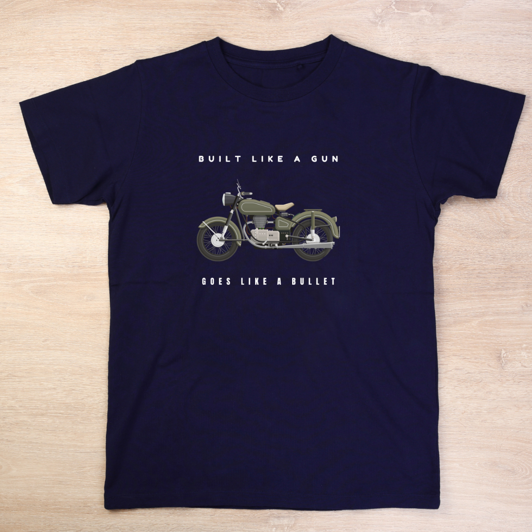 Built Like a Gun – Bullet Rider T-Shirt