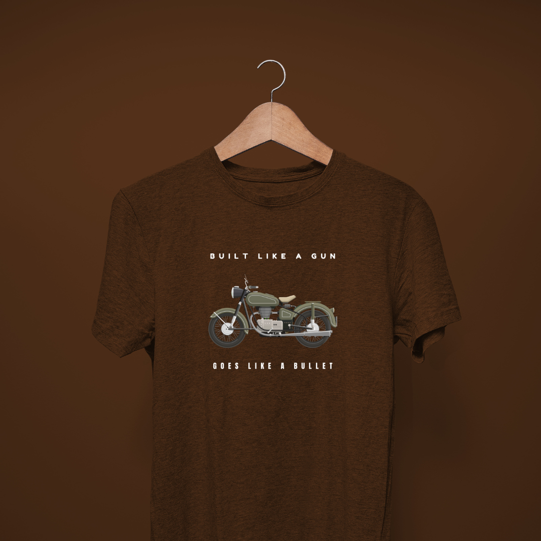 Built Like a Gun – Bullet Rider T-Shirt