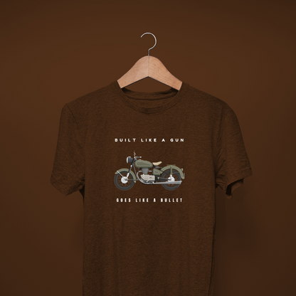 Built Like a Gun – Bullet Rider T-Shirt