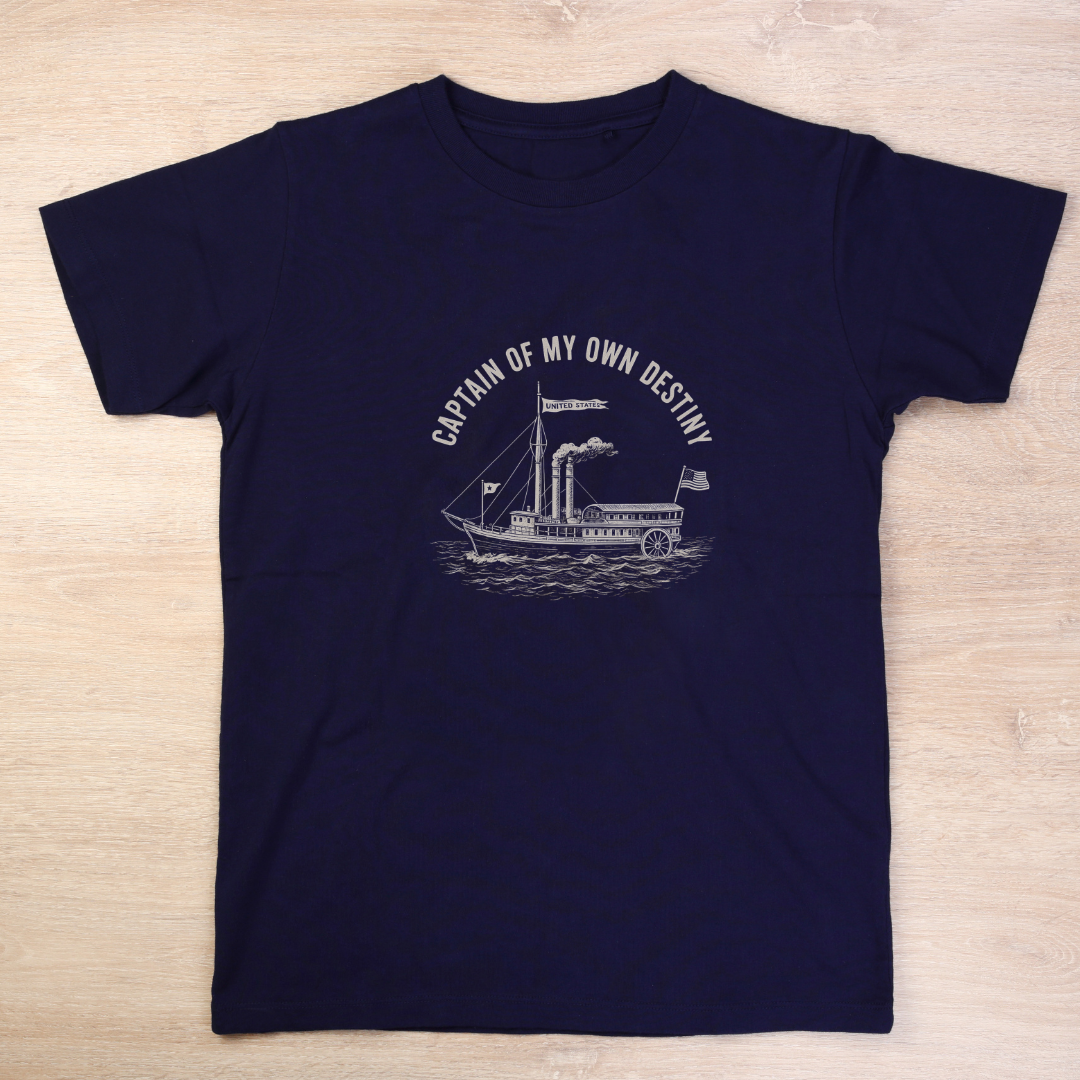 Captain of My Own Destiny Nautical Adventure T-shirt (Unisex)