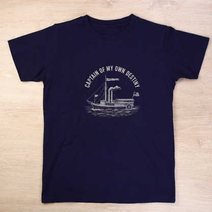 Captain of My Own Destiny Nautical Adventure T-shirt (Unisex)
