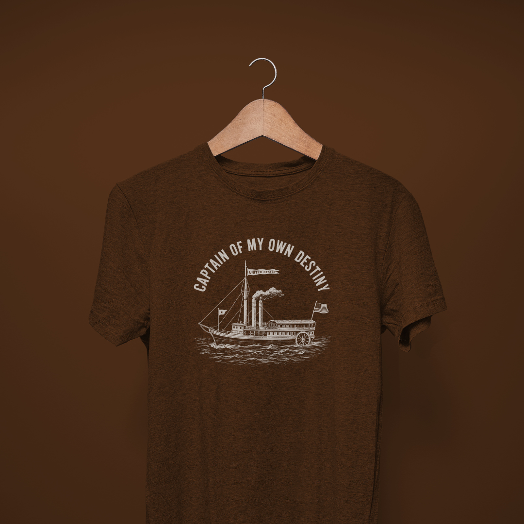 Captain of My Own Destiny Nautical Adventure T-shirt (Unisex)