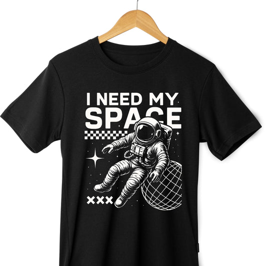I Need My Space Astronaut Graphic T-shirt (Unisex)