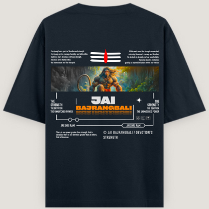 Jai Bajrang Bali Unisex Oversized T-Shirt