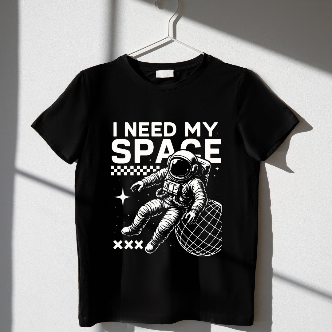 I Need My Space Astronaut Graphic T-shirt (Unisex)